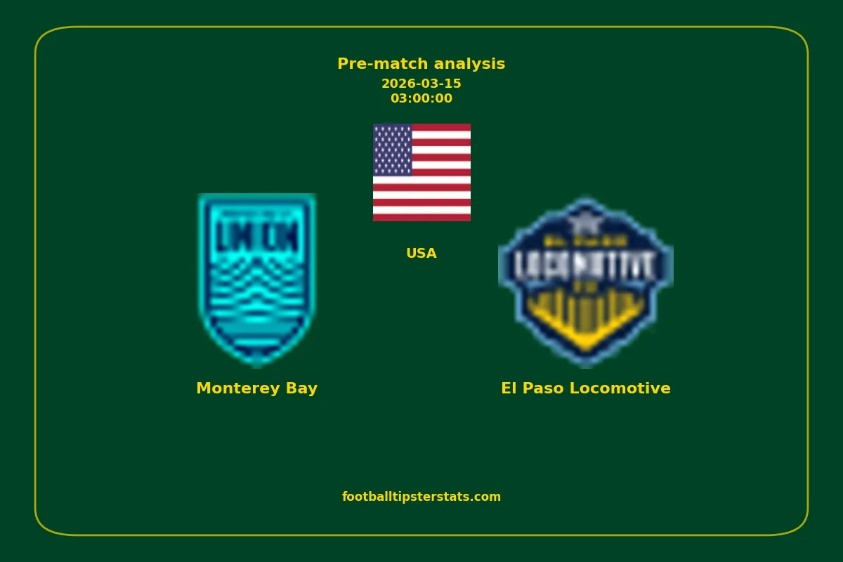 Pre-match analysis: Monterey Bay vs El Paso Locomotive on 2026-03-15